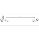 Metzger | Bremsschlauch | 4111551