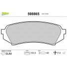 Valeo | Bremsbelagsatz, Scheibenbremse | 598865