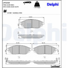 Delphi | Bremsbelagsatz, Scheibenbremse | LP2218