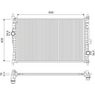 Valeo | Kühler, Motorkühlung | 701173