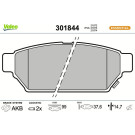 301844 Bremsbelagsatz, Scheibenbremse ESSENTIAL