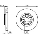 BOSCH | Bremsscheibe | 0 986 478 669
