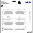 Delphi Bremsbelagsatz, Scheibenbremse LP1692
