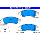 13.0460-5791.2 Bremsbelagsatz, Scheibenbremse 13.0460-5791.2 Bremsbelagsatz, Scheibenbremse