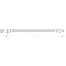 Metzger | Bremsschlauch | 4110996