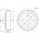 Valeo | Bremstrommel | 237027