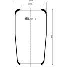 FEBI BILSTEIN 20719 Federbalg, Luftfederung