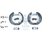 84059801 Bremsbackensatz Shoe Kit Pro 84059801 Bremsbackensatz Shoe Kit Pro
