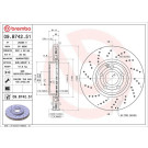 Brembo | Bremsscheibe | 09.B742.51