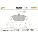 302496 Bremsbelagsatz, Scheibenbremse ESSENTIAL