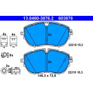 13.0460-3876.2 Bremsbelagsatz, Scheibenbremse