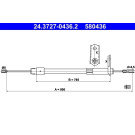 24.3727-0436.2 Seilzug, Feststellbremse 24.3727-0436.2 Seilzug, Feststellbremse
