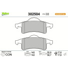 Valeo Bremsbelagsatz, Scheibenbremse ESSENTIAL 302504