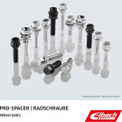Eibach | Radschraube | Schraube schwarz M12 x 1,5 x 45 KG60 Gra | S1-1-12-50-45-17-B