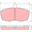 GDB760 Bremsbelagsatz, Scheibenbremse