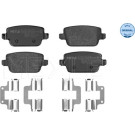 Meyle Bremsbelagsatz, Scheibenbremse MEYLE-ORIGINAL: True to OE 025 245 3716