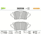 302536 Bremsbelagsatz, Scheibenbremse ESSENTIAL