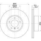 Hella | Bremsscheibe | 8DD 355 115-381