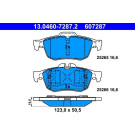 13.0460-7287.2 Bremsbelagsatz, Scheibenbremse 13.0460-7287.2 Bremsbelagsatz, Scheibenbremse