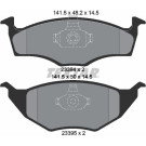 Textar | Bremsbelagsatz, Scheibenbremse | 2339402