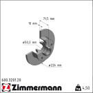 Zimmermann | Bremsscheibe | 600.3201.20