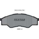 Textar | Bremsbelagsatz, Scheibenbremse | 2456701