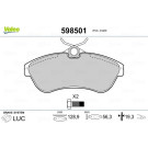 Valeo | Bremsbelagsatz, Scheibenbremse | 598501