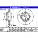ATE | Bremsscheibe | 24.0126-0123.1