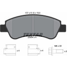 Textar Bremsbelagsatz, Scheibenbremse Q+ 2395401