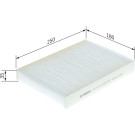 BOSCH 1 987 435 057 Innenraumfilter FILTER+pro