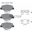 Textar Bremsbelagsatz, Scheibenbremse Q+ 2283801 Textar Bremsbelagsatz, Scheibenbremse Q+ 2283801