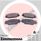 Zimmermann | Bremsbelagsatz, Scheibenbremse | 23983.178.1
