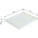 BOSCH 1 987 432 188 Innenraumfilter