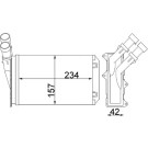 Mahle | Wärmetauscher, Innenraumheizung | AH 83 000S
