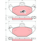 GDB1353 Bremsbelagsatz, Scheibenbremse COTEC GDB1353 Bremsbelagsatz, Scheibenbremse COTEC
