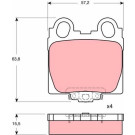 GDB3233 Bremsbelagsatz, Scheibenbremse GDB3233 Bremsbelagsatz, Scheibenbremse
