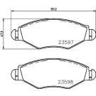 Hella | Bremsbelagsatz, Scheibenbremse | 8DB 355 009-411