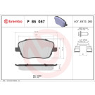 P 85 057 Bremsbelagsatz, Scheibenbremse PRIME LINE