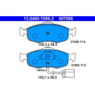 13.0460-7056.2 Bremsbelagsatz, Scheibenbremse
