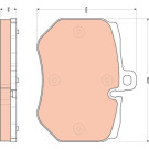 GDB1848 Bremsbelagsatz, Scheibenbremse GDB1848 Bremsbelagsatz, Scheibenbremse