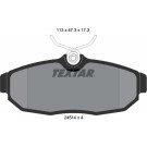 Textar | Bremsbelagsatz, Scheibenbremse | 2451401