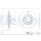 Delphi | Bremsscheibe | BG4175