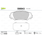 598943 Bremsbelagsatz, Scheibenbremse