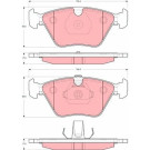 GDB1619 Bremsbelagsatz, Scheibenbremse GDB1619 Bremsbelagsatz, Scheibenbremse