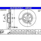 ATE | Bremsscheibe | 24.0130-0122.1