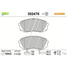 Valeo Bremsbelagsatz, Scheibenbremse ESSENTIAL 302476