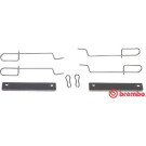Brembo A 02 214 Zubehörsatz, Scheibenbremsbelag PRIME LINE