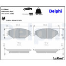 Delphi | Bremsbelagsatz, Scheibenbremse | LP2444