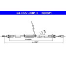 24.3727-0681.2 Seilzug, Feststellbremse