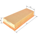 BOSCH 1 457 433 543 Luftfilter